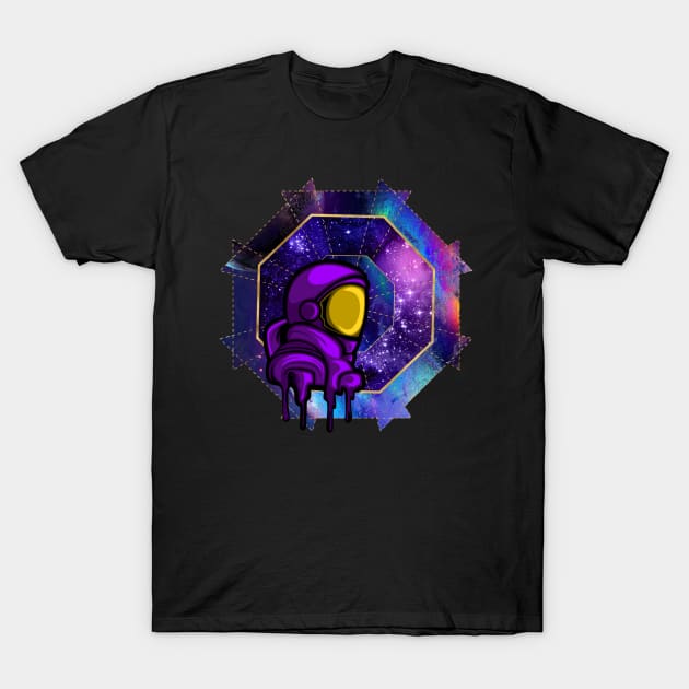 Sacred Geometry Astronaut T-Shirt by GreenSleevedesigns